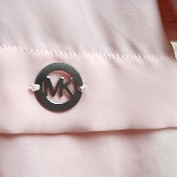 MICHAEL Michael Kors Pink Layered Scoop Neck Blouse Size Small - Picture 10 of 16